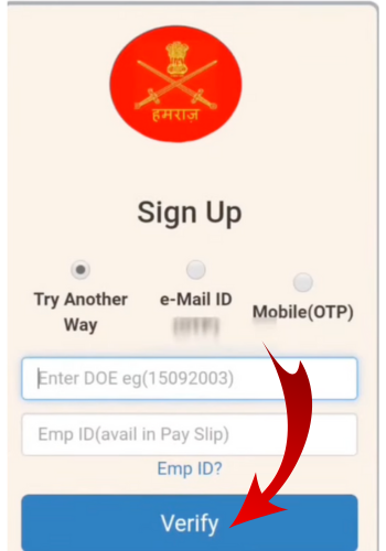 enter doe &  emp id