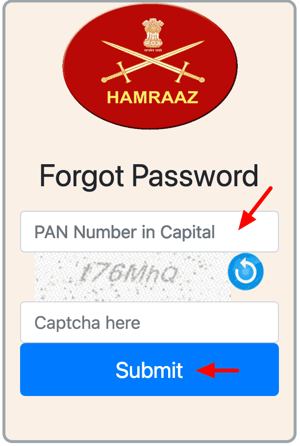 Hamraaz Forgot Password