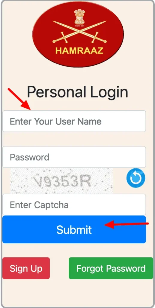 Hamraaz Portal Login