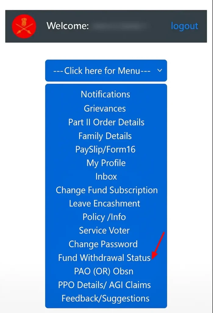 Fund Withdrawal Status
