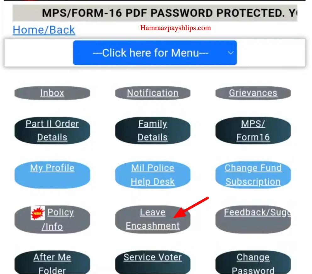 Hamraaz Leave Encashment